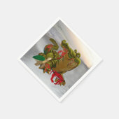 Bayou alligator Cajun Servietten aus meiner Kunst (Ecke)