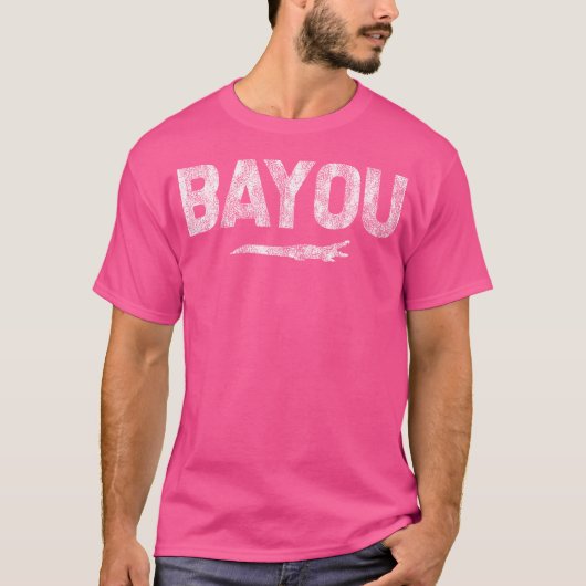 Bayou Alligator erschüttert T-Shirt (Vorderseite)