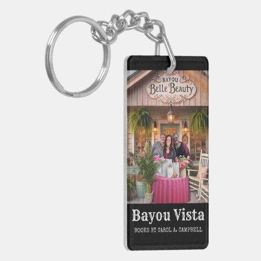 Bayou Belle Beauty | Carol A. Campbell Book Merch Schlüsselanhänger (Vorderseite links)