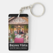 Bayou Belle Beauty | Carol A. Campbell Book Merch Schlüsselanhänger (Rückseite)