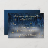 Bayou Bliss RSVP Karten (Vorne/Hinten)