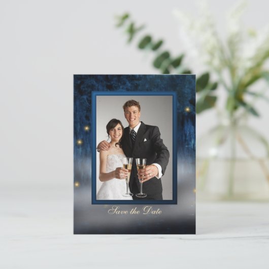 Bayou Bliss Save the Date Postcard Ankündigungspostkarte (Stehend Vorderseite)