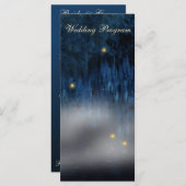 Bayou Bliss Wedding Program Card Programm (Vorne/Hinten)