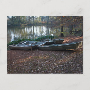 Bayou Boote Postcard Postkarte