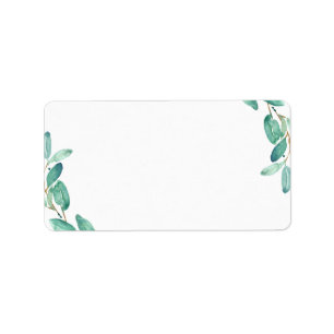 Bayou Botanicals   Adressaufkleber