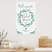 Bayou Botanicals Brautparty Willkommen Poster (Küche)