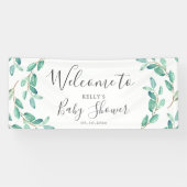Bayou Botanicals| Kinderdusche Willkommen Banner (Horizontal)