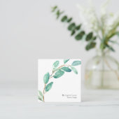 Bayou Botanicals | Quadratische Visitenkarte (Stehend Vorderseite)