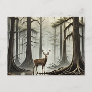 Bayou Deer Feiertagspostkarte