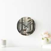 Bayou Deer Runde Wanduhr (Zuhause)