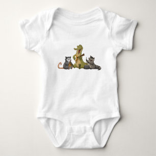 Bayou-Krug-Band Baby Strampler