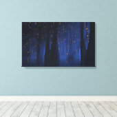 Bayou (Nacht) Leinwanddruck (Insitu (Holzboden))