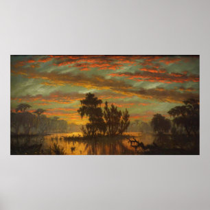 Bayou Plaquemines (1881) von Joseph Rusling Meeker Poster
