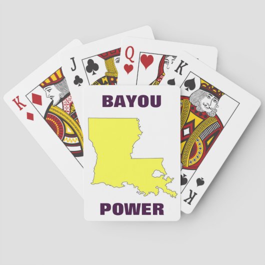 BAYOU-POWER SPIELKARTEN (Rückseite)
