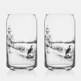 Bayou Scene Glas Can Cup