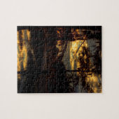 Bayou-Sonnenuntergang-Reflexion Puzzle (Horizontal)