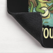 Bayou Squad Louisiana Alligator Retro Wildlife Tra Mousepad (Ecke)