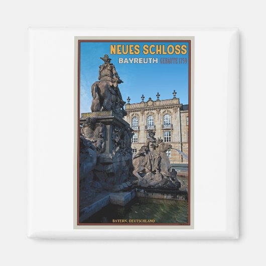 Bayreuth - Neues Schloss Magnet (Vorne)