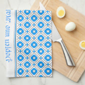 Bayrische Muster Geschirrtuch (Viertel Falte)