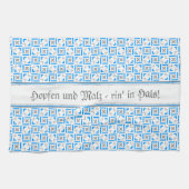 Bayrische Muster Handtuch (Horizontal)