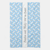Bayrische Muster Handtuch (Vertikal)