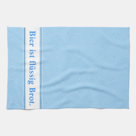 Bayrische Muster Handtuch (Horizontal)