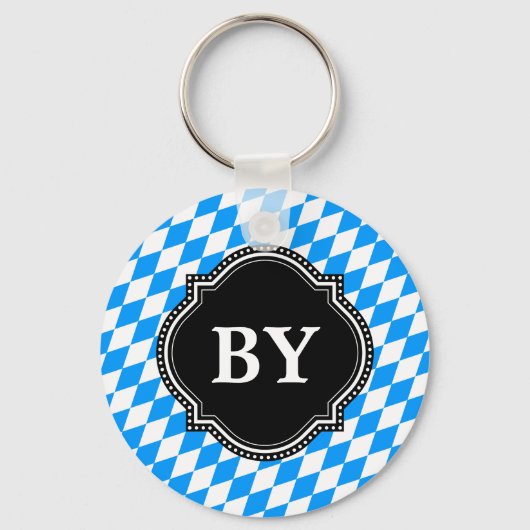 Bayrische Rauten Schlüsselanhänger (Vorderseite)