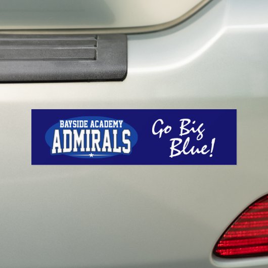 Bayside Academy High School; Admirals Autoaufkleber (Auf Auto)
