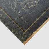 Bayside Blueprint 18lb Decoupage Sheet Seidenpapier (Ausschnitt)