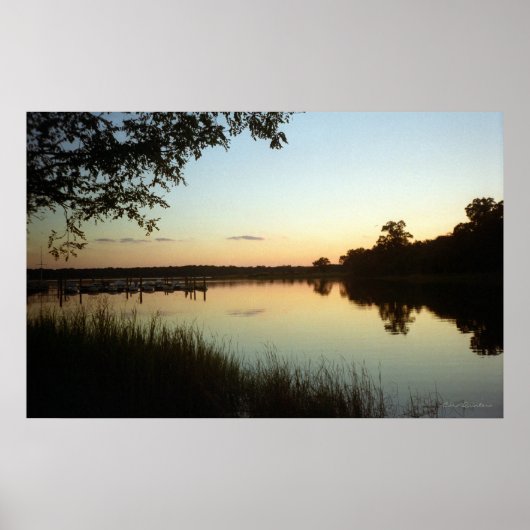 Bayside Boote Print Poster (Vorne)