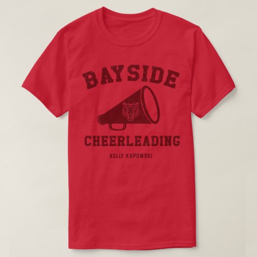 Bayside Cheerleader Kelly Kapowski Vintag T-Shirt (Design vorne)