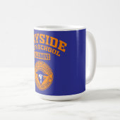 Bayside High School NY Alumni-Tasse Kaffeetasse (VorderseiteRechts)