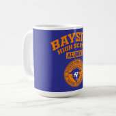 Bayside High School NY Alumni-Tasse Kaffeetasse (Vorderseite Links)