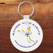 Bayside Kangaroo in Seido Gi Keyring Schlüsselanhänger (Vorderseite)