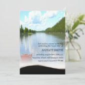 Bayside Lakeside Bayou Party Einladung (Stehend Vorderseite)