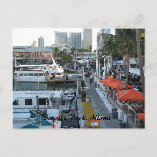Bayside Park, Miami Postkarte (Vorderseite)