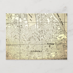 Bayside, Queens, NY Vintage-Karte Postkarte
