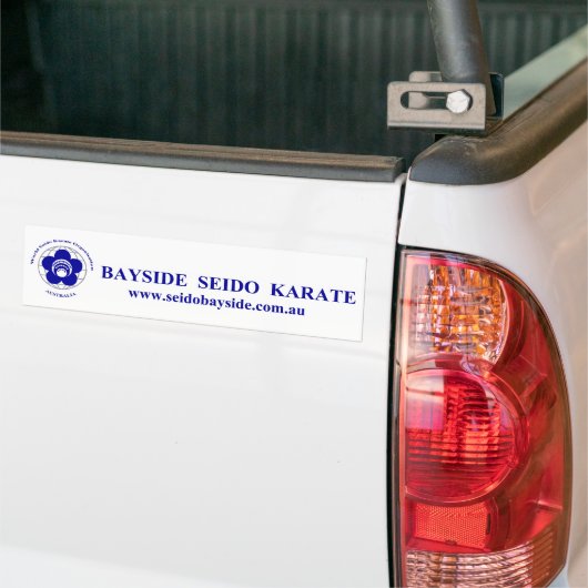 Bayside Seido Karate-Auto-Autoaufkleber Autoaufkleber (Auf Lkw)