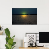 Bayside Sunset Poster (Heimbüro)