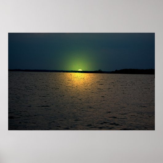 Bayside Sunset Poster (Vorne)