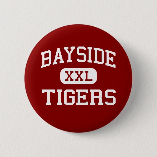 Bayside - Tiger - hoch - Bayside Kalifornien Button (Vorderseite)