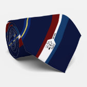 Baytown (Texas) Stadtflagge Neck Tie Krawatte (Gerollt)