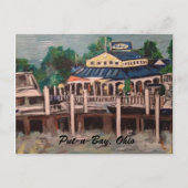 Bayview Avenue, Put-n-Bay, Ohio Postcard Postkarte (Vorderseite)