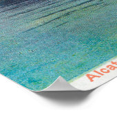 Bayview über Alcatraz Island und Gefängnis Poster (Ecke)