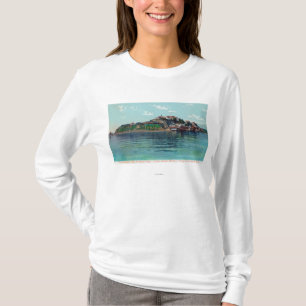Bayview von Alcatraz Insel und Gefängnis T-Shirt