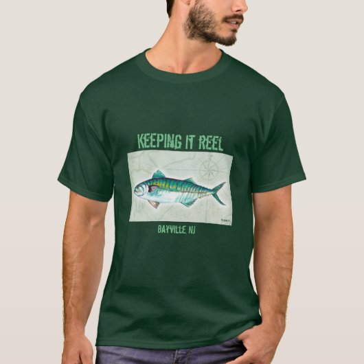 Bayville Fischen-Shirt T-Shirt (Vorderseite)