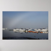 Bayville Foggy Sunrise Poster (Vorne)