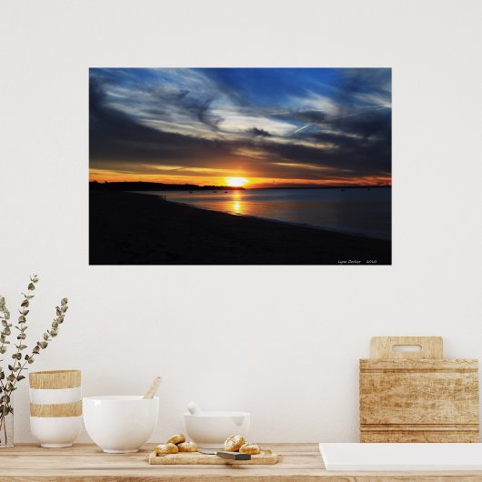 Bayville Sunset Poster (Küche)