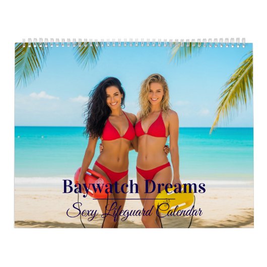 Baywatch Dreams - Sexy Lifeguard Kalender 20XX (Titelbild)