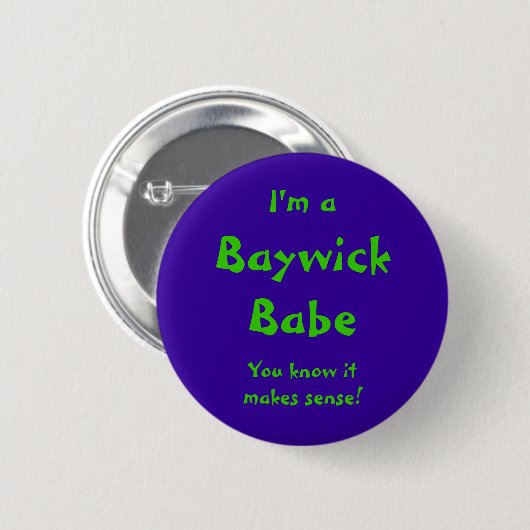 Baywick Baby Button (Vorne & Hinten)